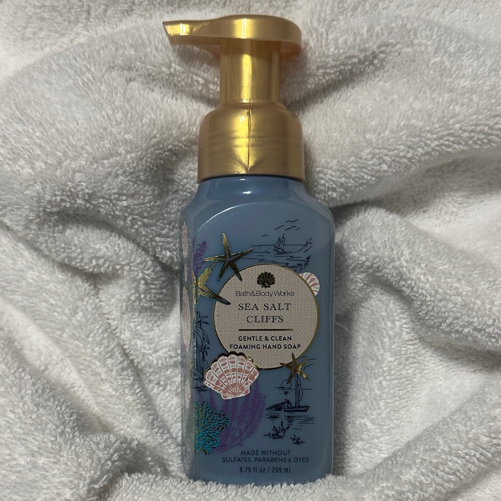 ✨NEW!! Bath & Body Works Sea Salt Cliffs Foaming Hand Soap 🫧🐚